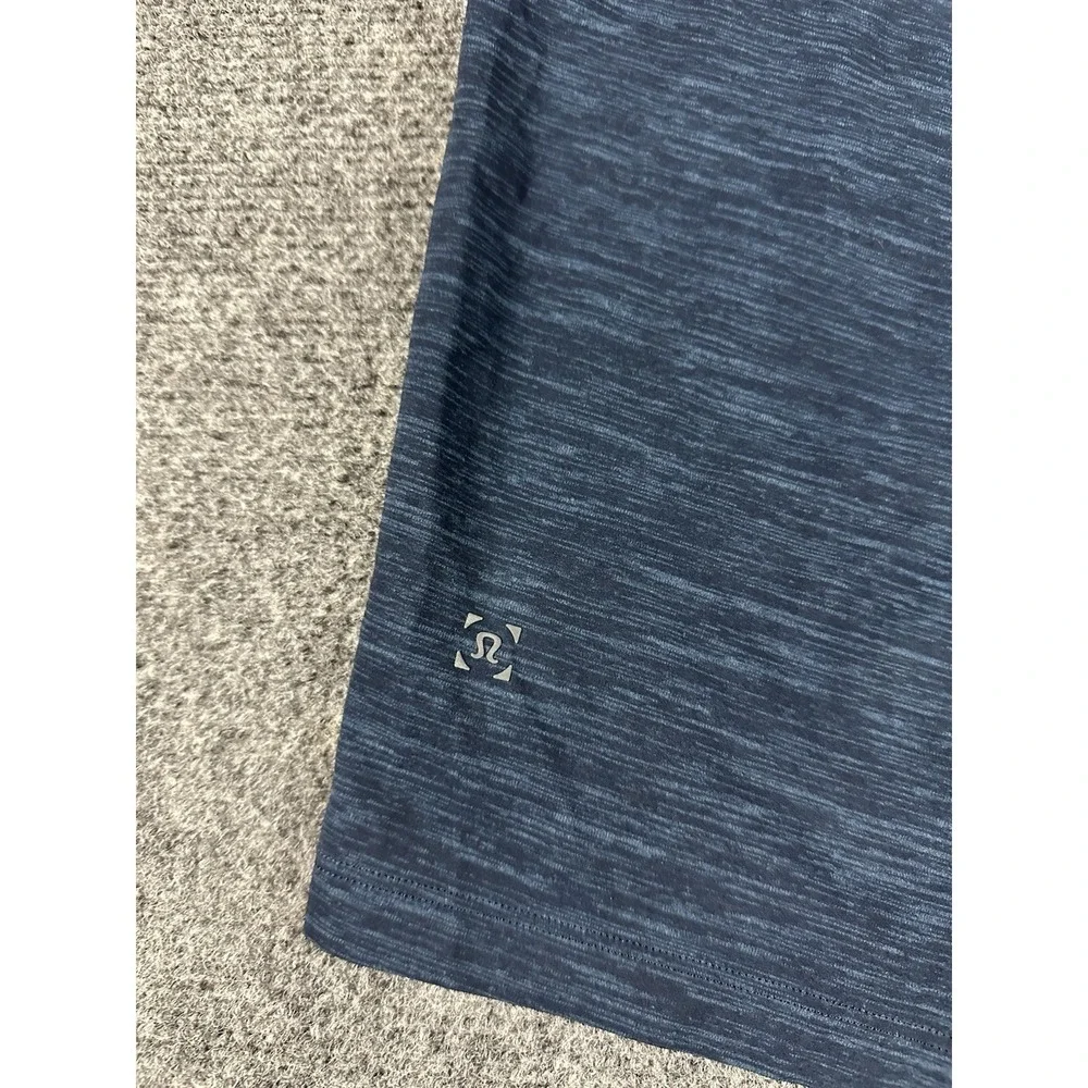 Lululemon Shorts Mens Medium Blue Space Dye T.H.E Linerless Performance LM7AAWS